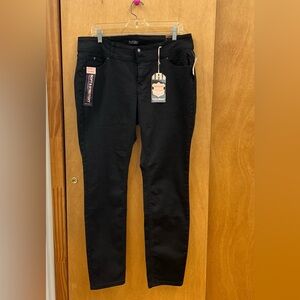 New Wax Jeans Black Skinny Jeans Size 16